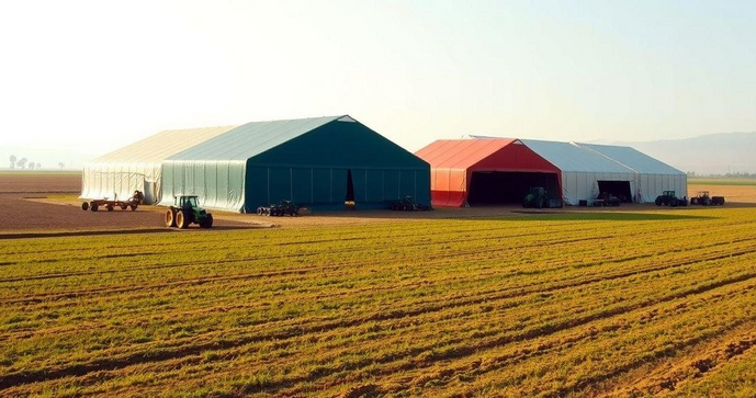 Galp&otilde;es de Lona para Armazenagem: Vantagens e Utilidades