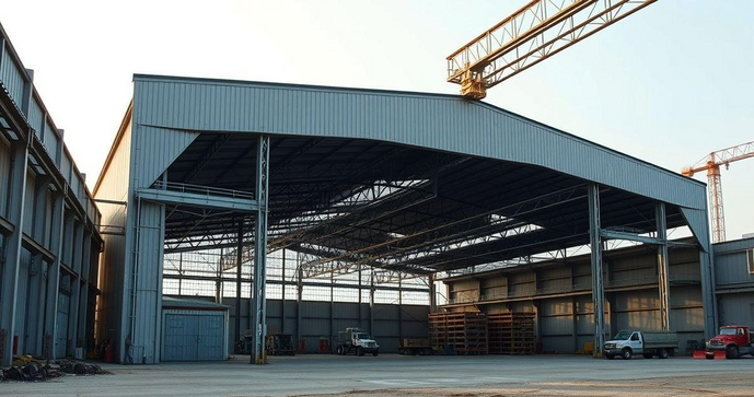 Barrac&atilde;o Estrutura Met&aacute;lica: Vantagens e Dicas para Constru&ccedil;&atilde;o Eficiente