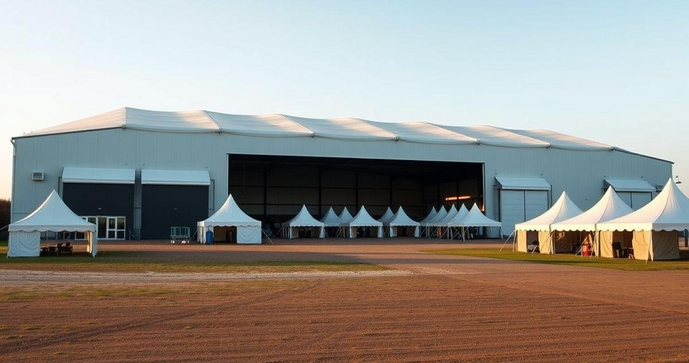 Loca&ccedil;&atilde;o de galp&atilde;o de lona &eacute; a solu&ccedil;&atilde;o ideal para eventos e armazenamento tempor&aacute;rio