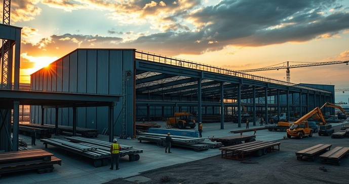 Montagem de galp&atilde;o industrial passo a passo para otimizar sua obra